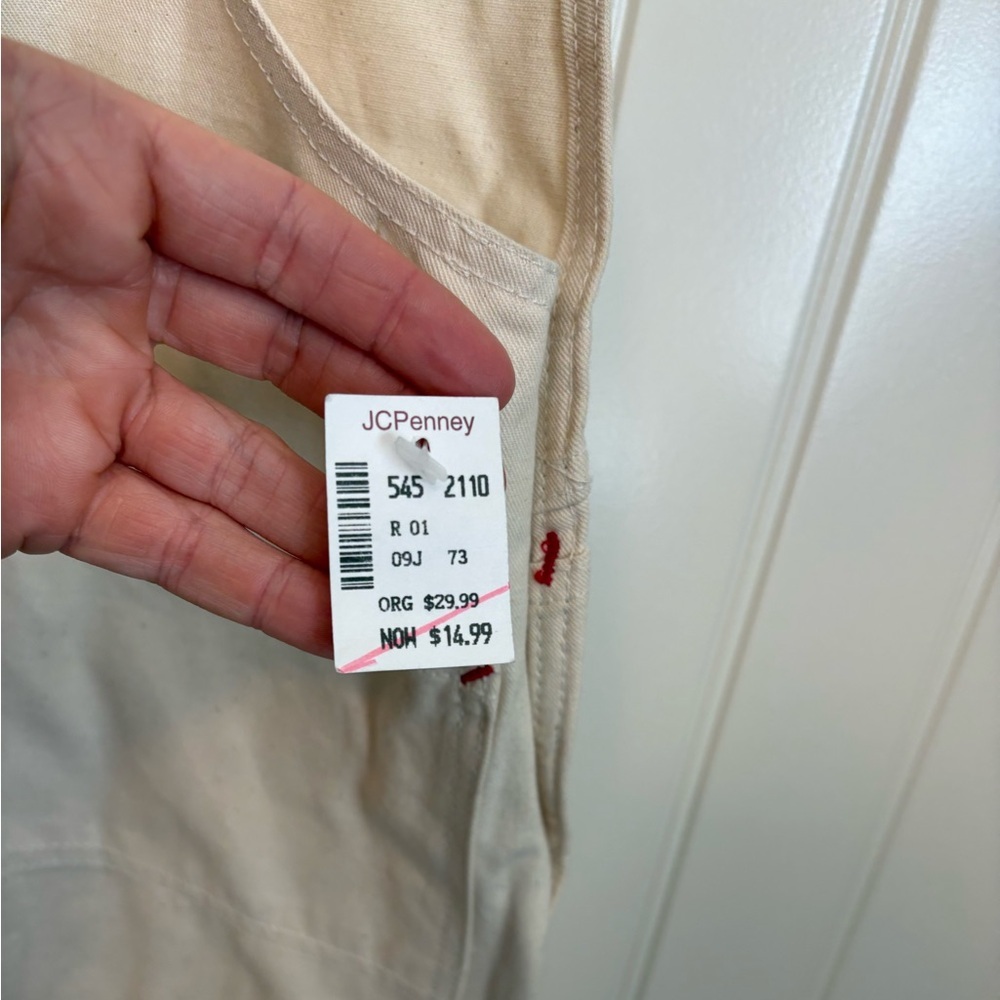 NWT vintage Bic Mac workwear cream overalls 
men’s size 36 x 29 - Picture 9 of 9